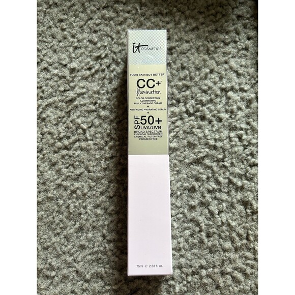 IT Cosmetics Your Skin But Better CC+ Cream SPF 50+ Full Size 1.08 oz - Picture 1 of 4